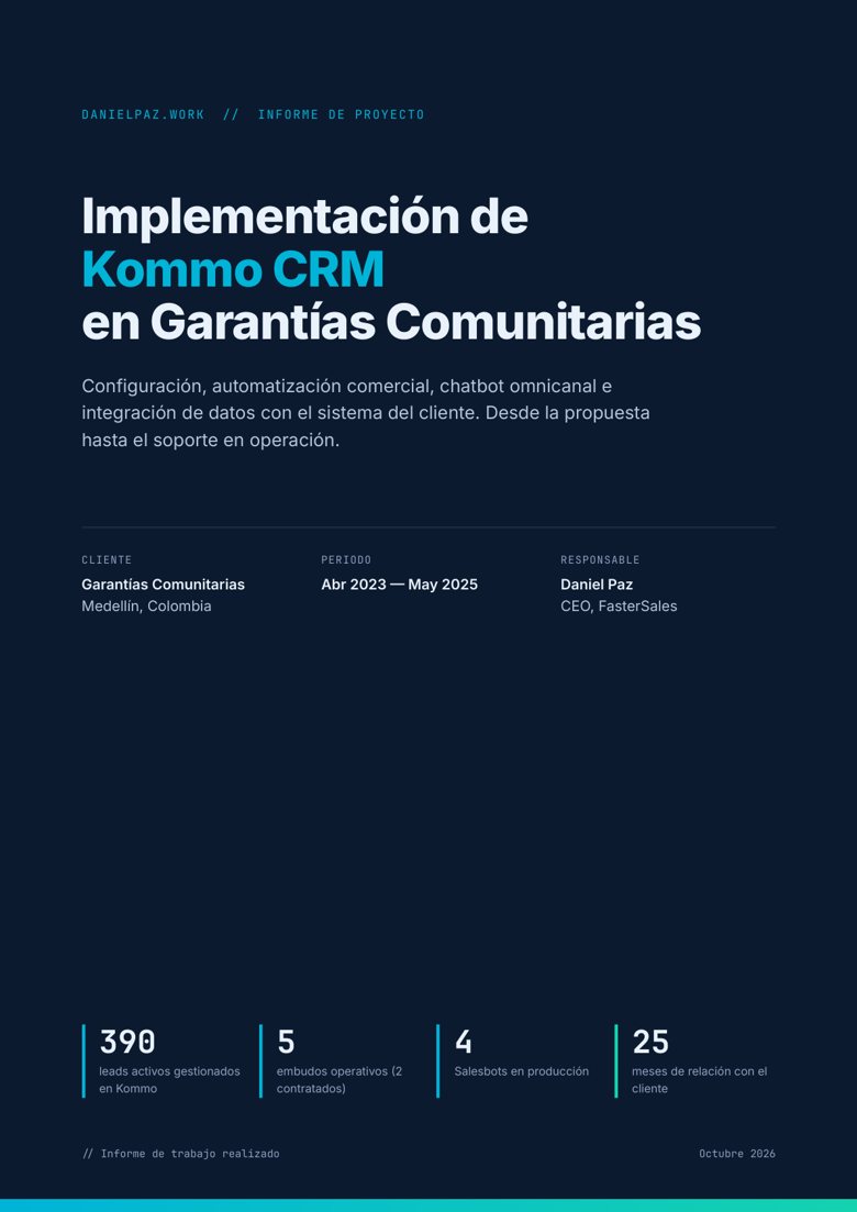 Informe Garantías Comunitarias