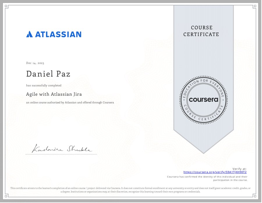 Certificado Agile with Atlassian Jira