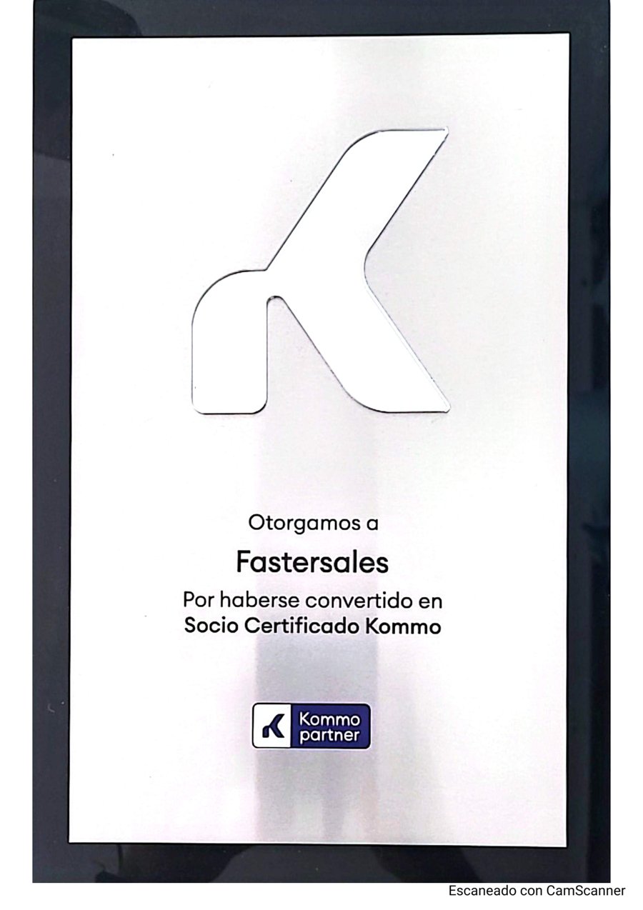 Certificado Socio Certificado Kommo